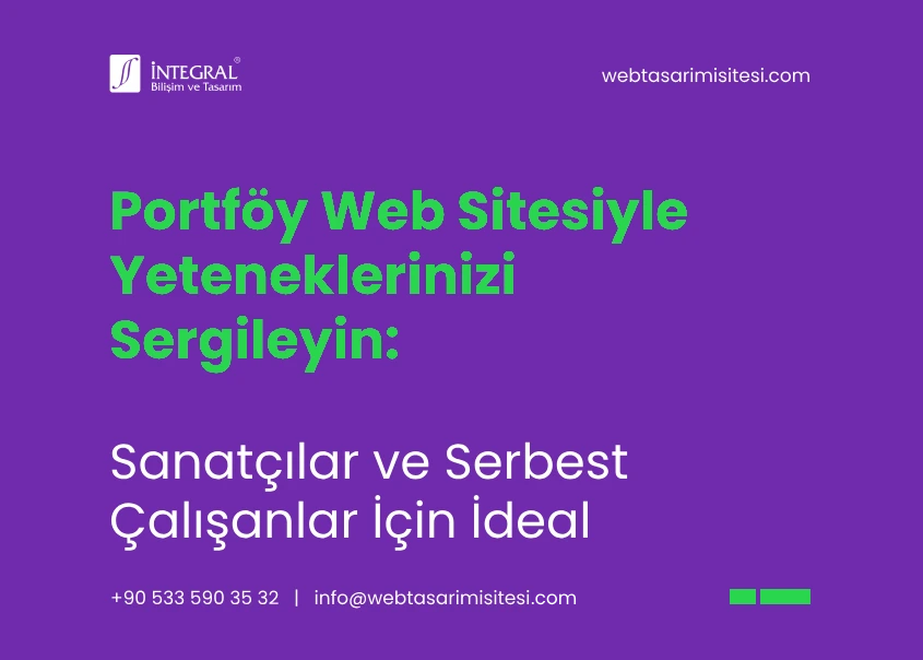 Portföy Web Sitesiyle Yeteneklerinizi Sergileyin: Sanatçılar ve Serbest Çalışanlar İçin İdeal